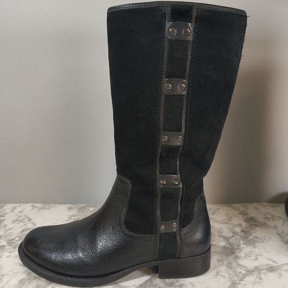 Nurture Women's Dericka Black Suede /Leather Riding Boots , Size 8M - Picture 8 of 12
